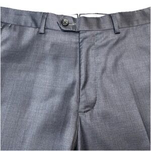 Proper Cloth MTM Dress Pants (31x33) Loro Piana Wool Silk Twill Flat Front Gray